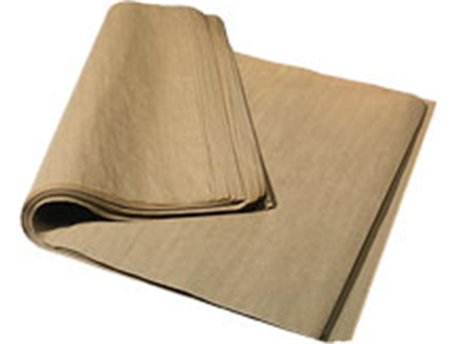 Seidenpapier 25 x 38 cm, 35 gm2 naturbraun, einseitig glatt, unbedruckt