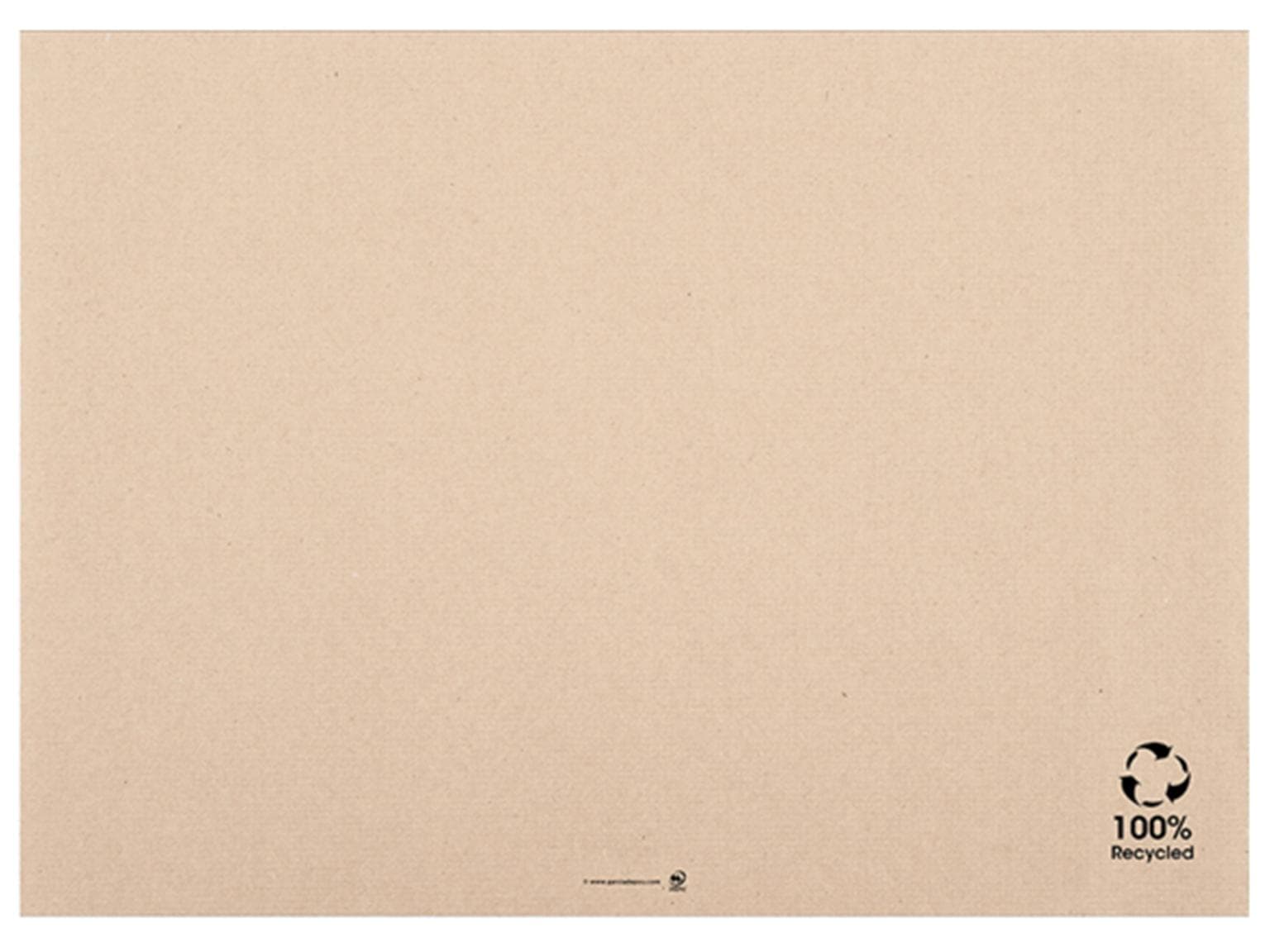 Tischset aus recyceltem Papier 48 gm2 , 31 x 43 cm, braun
