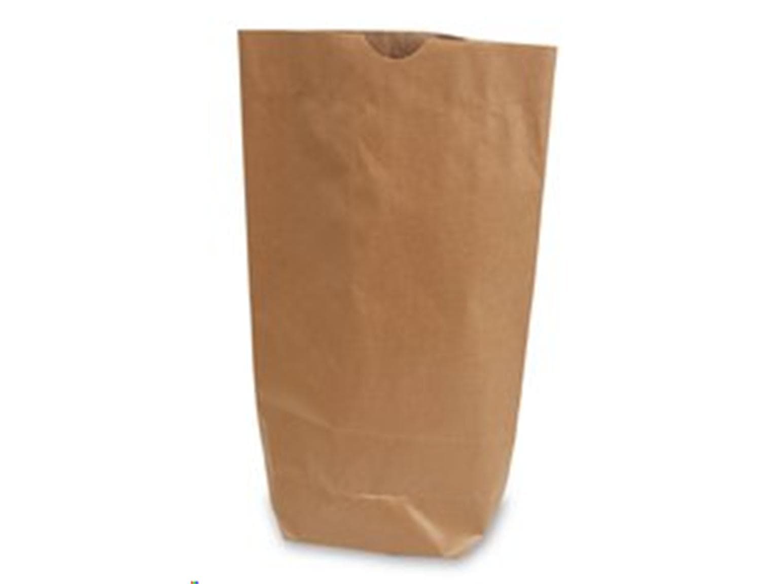 Kreuzbodenbeutel Kraft braun enggerippt 2-lagig, 36 x 64 cm, 15 kg, unbedruckt,