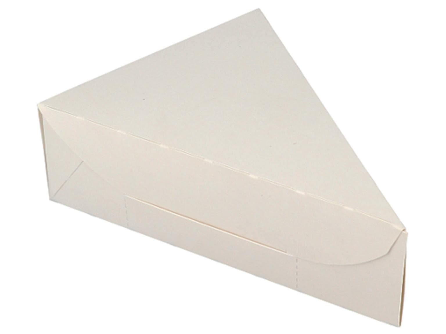 Wähenverpackung aus Karton weiss, 16.5 x 12 x 5 cm, unbedruckt