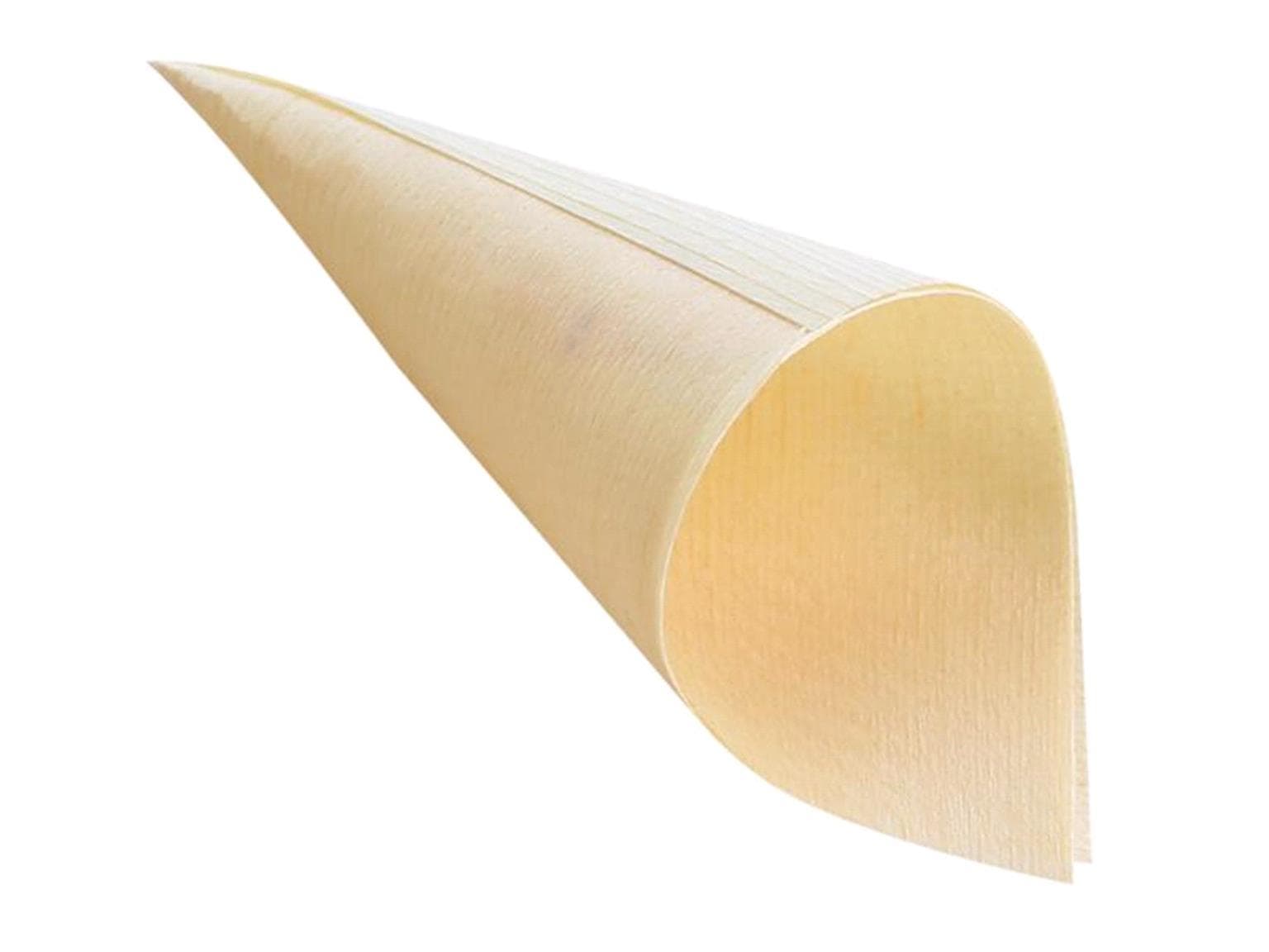 Spitztüte aus Pinienholz, ø 3.5 cm, Länge 8 cm, natur