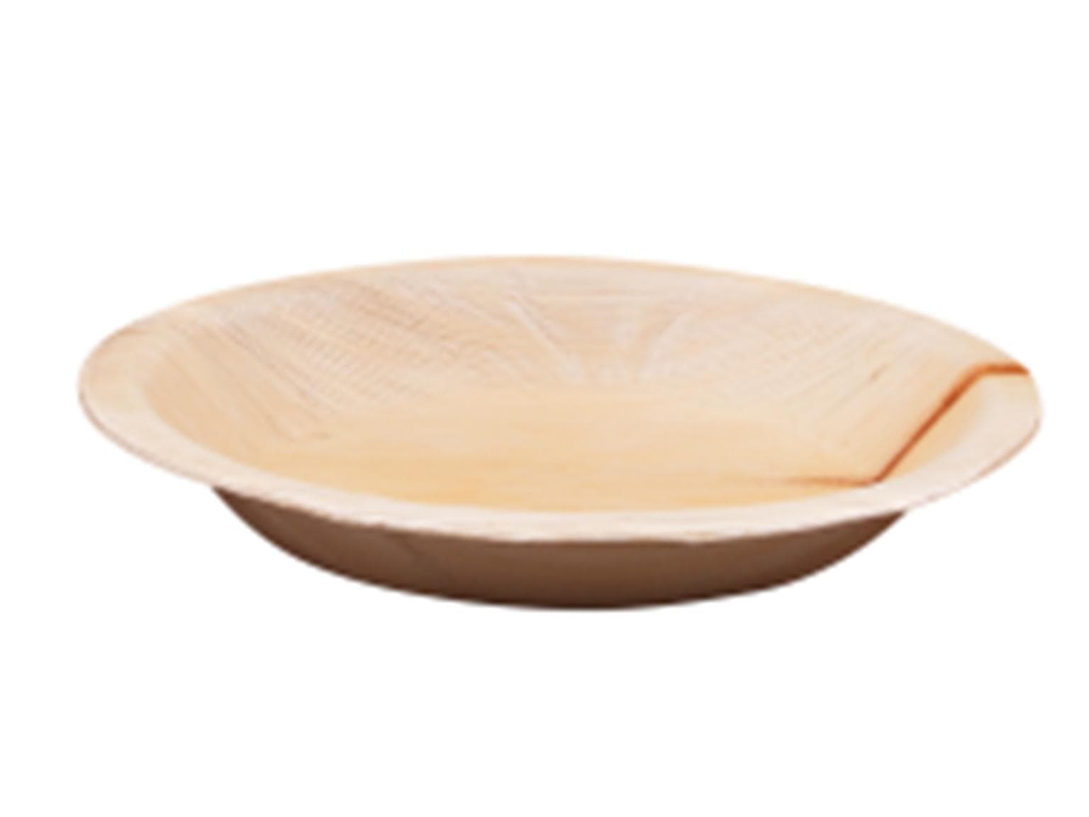 Palmblatt Platte rund, ø 20 cm, Höhe 2.5 cm