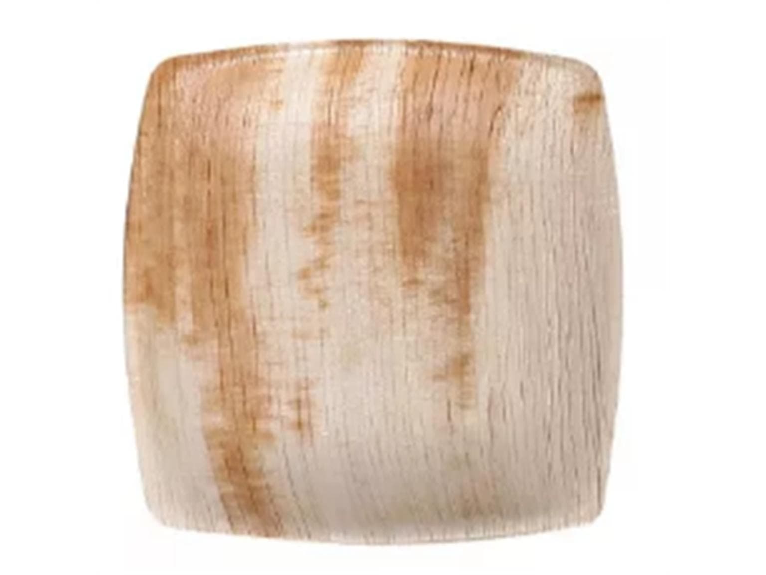 Palmblatt Teller quadratisch, 15 x 15 cm, Höhe 1.8 cm