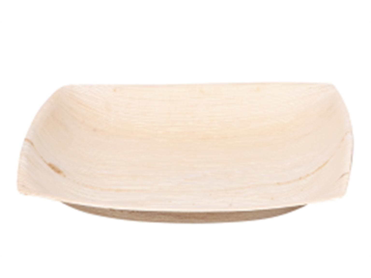 Palmblatt Teller quadratisch, natur 16.5 x 16.5 x 5.5 cm