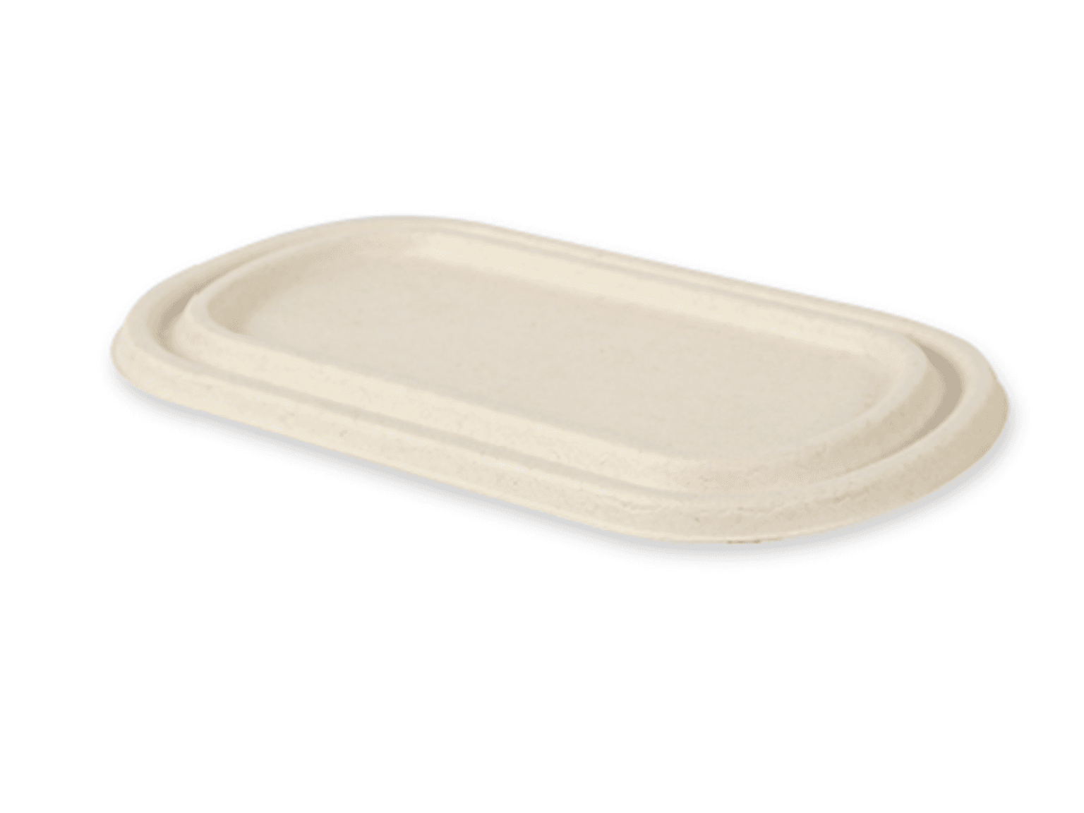 Deckel zu Menüschale ein und zweiteilig natur,  236 x 140 x 15 mm