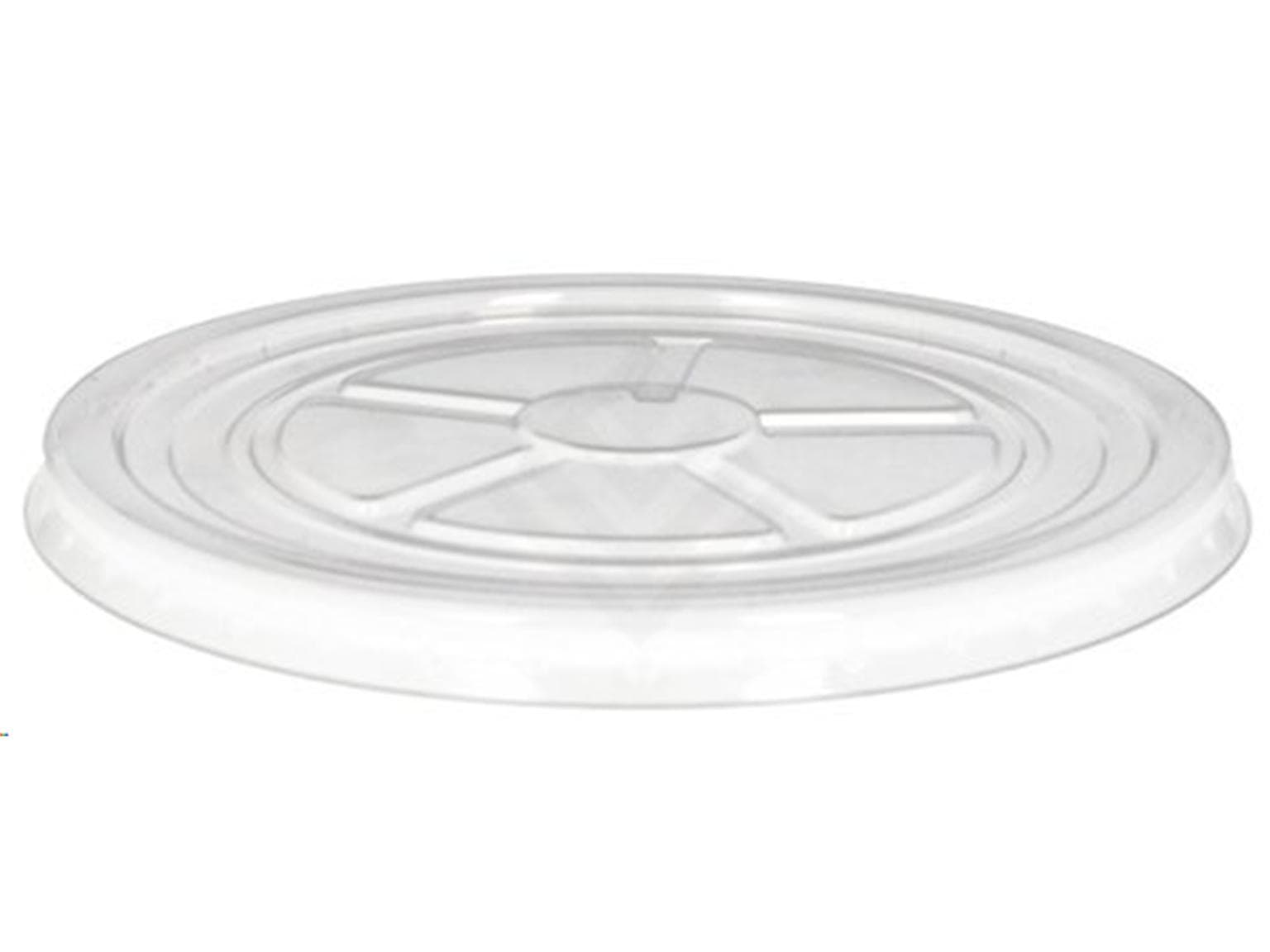 Flachdeckel aus PET, transparent, passend zu Menüschalen Art. 43650,
