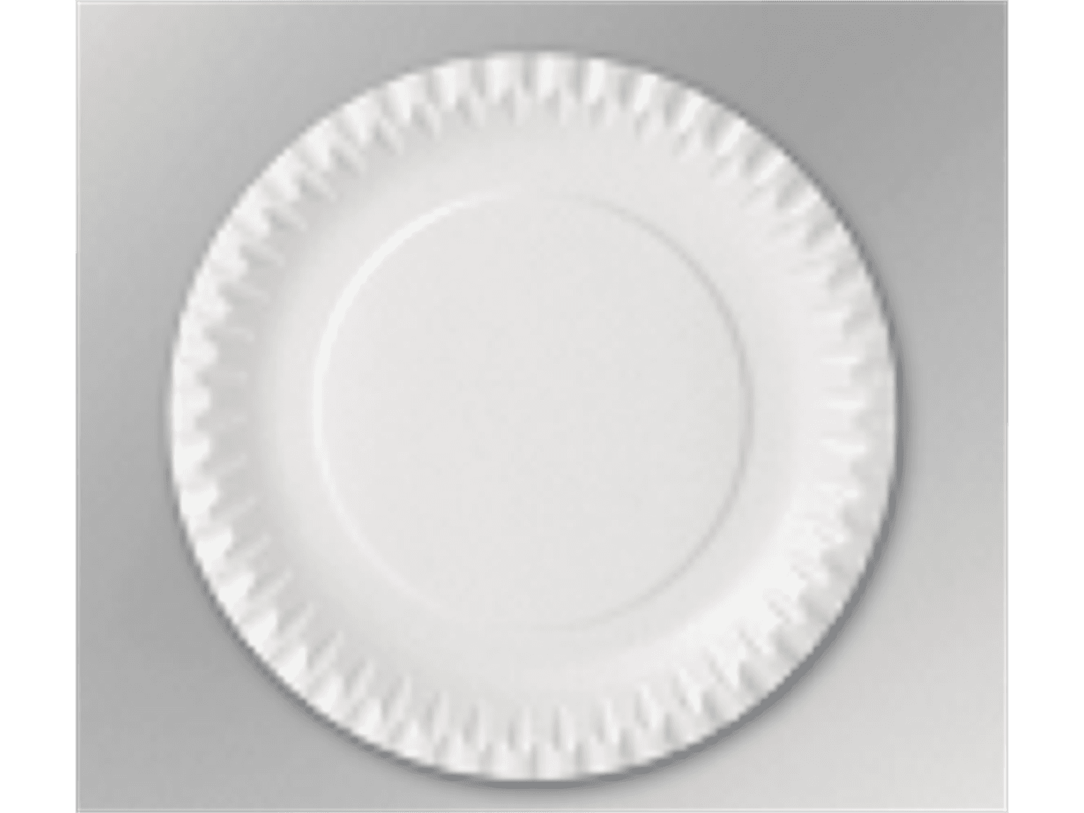 Bio Pappteller rund, ø 18 cm, weiss, FSC-Mix / Frischfaser