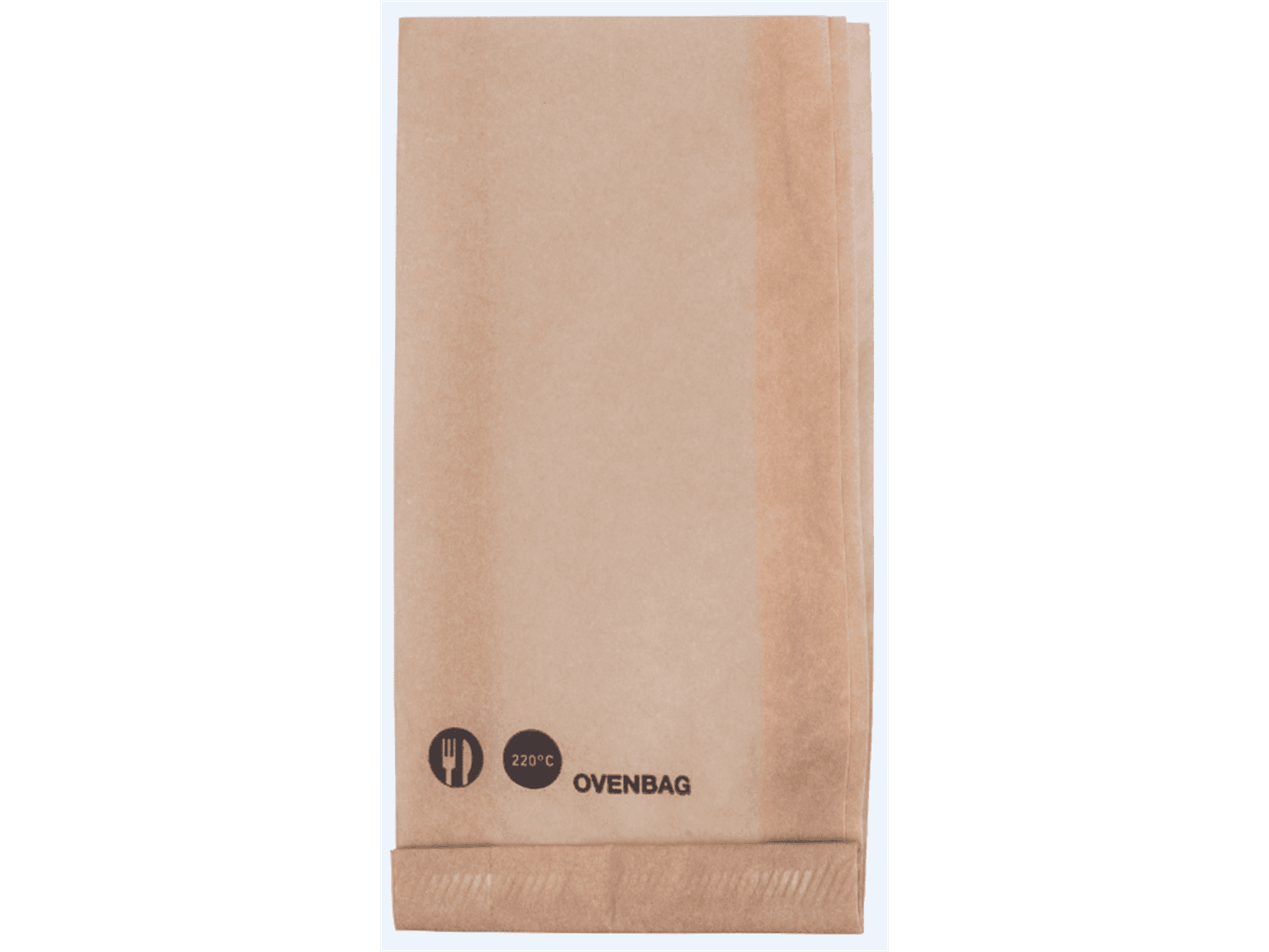 Seitenfaltenbeutel OVENBAG, braun 170 x 40 x 200 mm, hitzebeständig