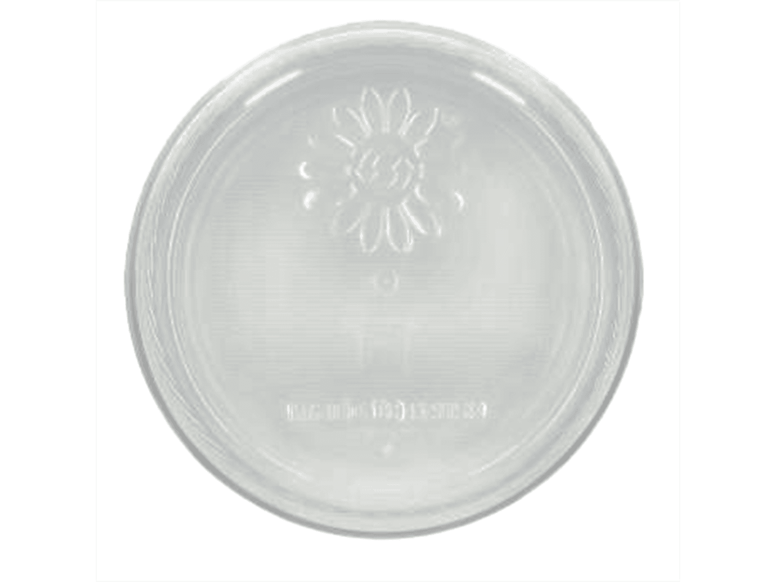 Mehrweg Deckel zu Menüteller aus Kunststoff, Ø 220, transparent