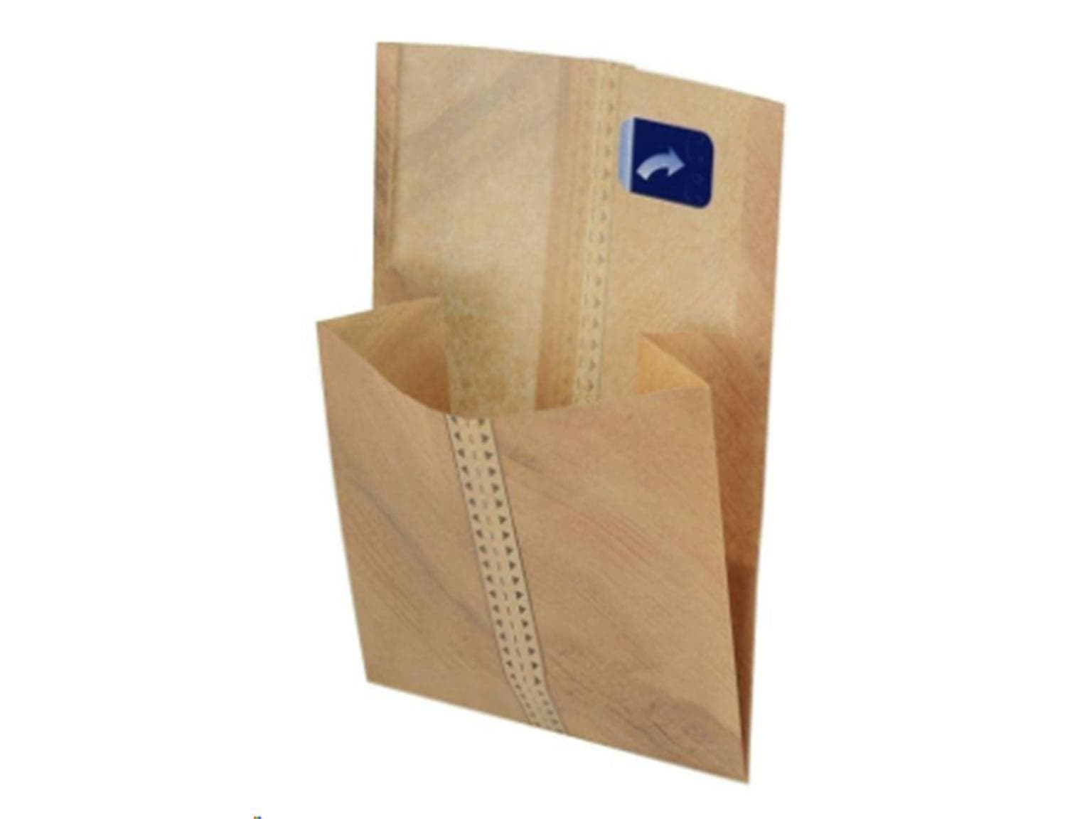 Hamburgerbeutel aus braunem Pergament- ersatz, fettdicht, 15 x 16 cm, mit