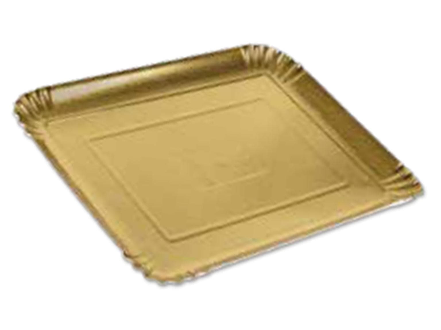 Servierplatten gold, 35.5 x 51 cm, Nr.10 einseitig mit Goldfolie beschichtet