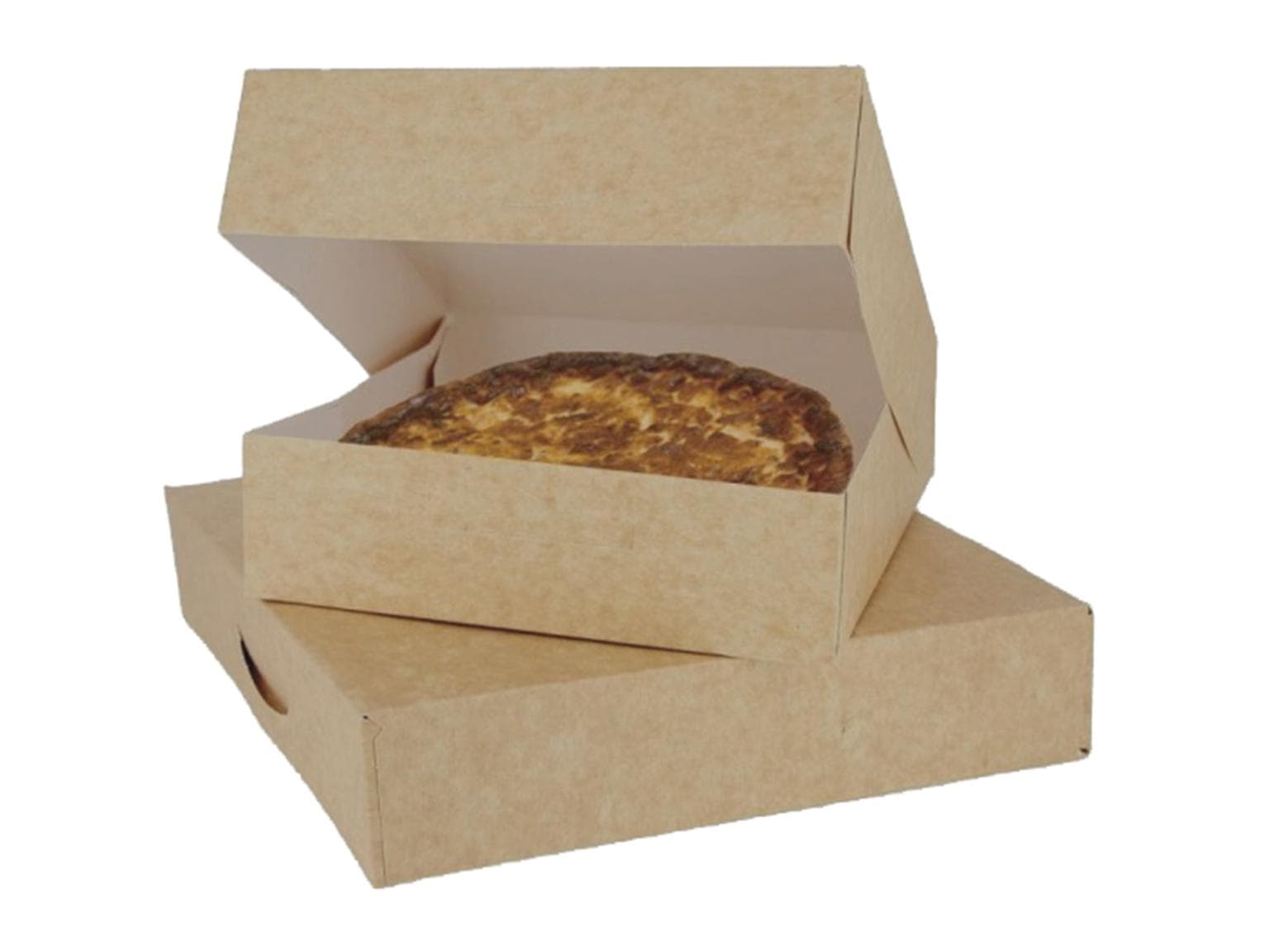Tortenschachtel aus Kraftpapier 20 x 20 x 5 cm