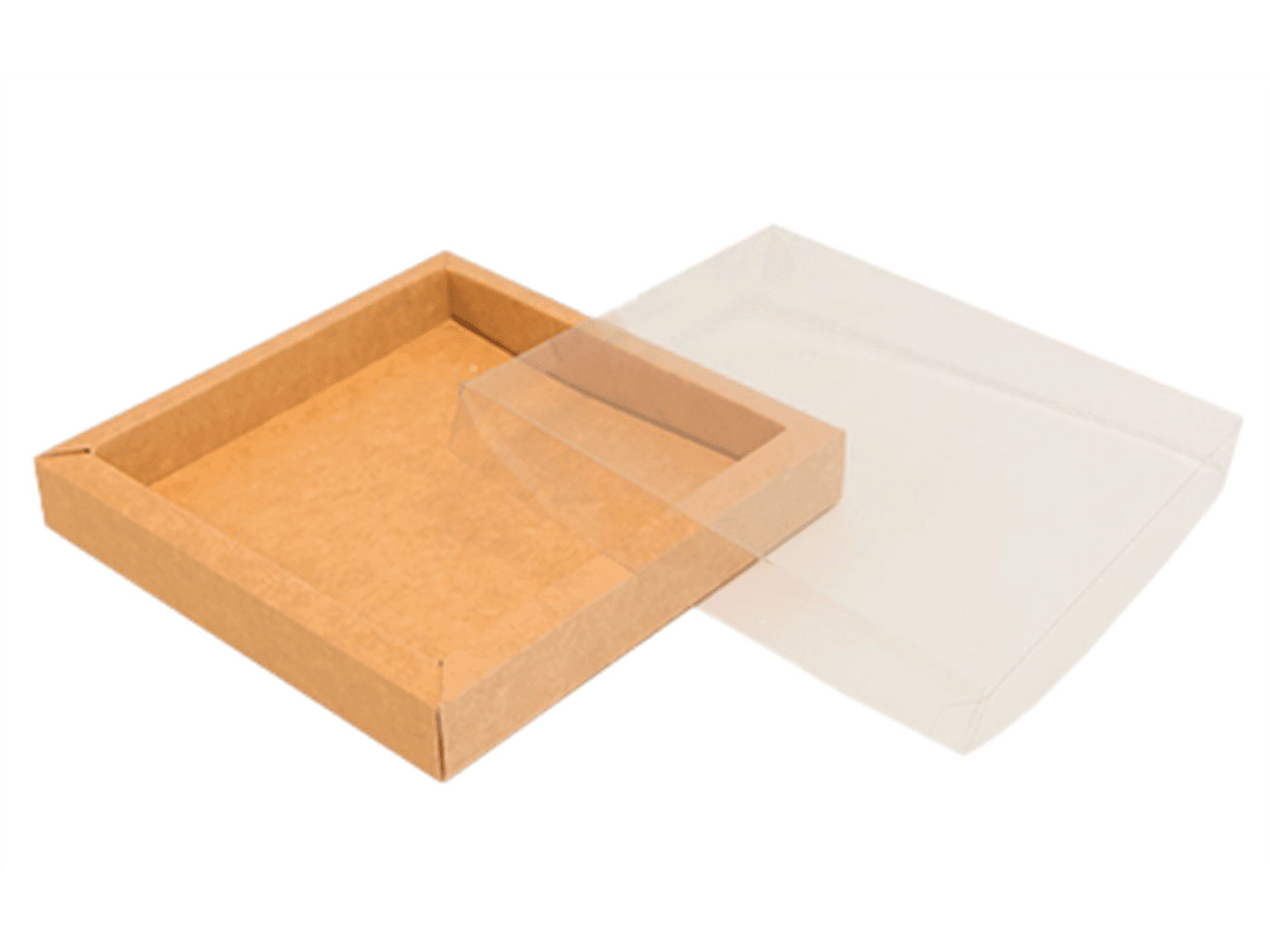 Fensterbox Nr. 15, Kraft 146x146/24mm, aufgerichtet geliefert