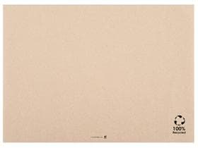 Tischset aus recyceltem Papier 48 gm2 , 31 x 43 cm, braun