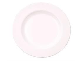 Teller aus Bagasse rund GOURMET ø 21 cm, weiss
