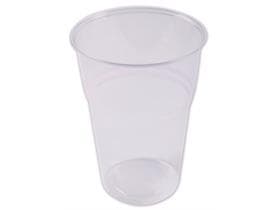 BIO Trinkbecher aus PLA transparent, 2 dl, geeicht, Gesamtvolumen 2.5 dl,