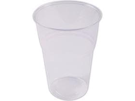 BIO Trinkbecher aus PLA transparent, 5 dl, ø 95 mm, Höhe 140 mm, geeicht,