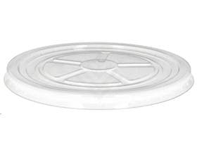 Flachdeckel aus PET, transparent, passend zu Menüschalen Art. 43650,