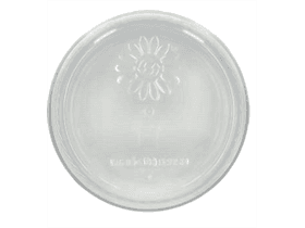 Mehrweg Deckel zu Suppenbecher aus Kunststoff, Ø 117 mm, transparent