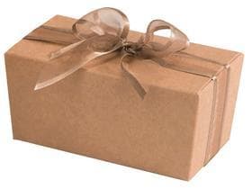 Ballotin 750 gr, Kraft 156x90/81mm, aufgerichtet geliefert