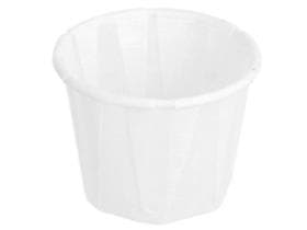 Probierbecher aus gebl. Pergamentersatz 22 ml, ø 38/26 mm, H: 28 mm, fettdicht