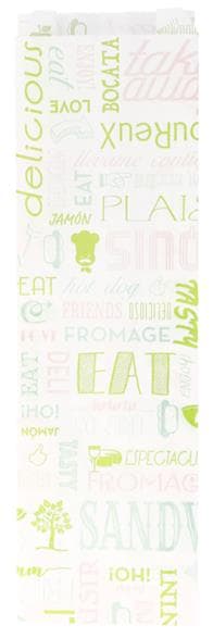 Sandwichbeutel aus gebl. Pergament- ersatz, fettdicht, 9 x 4 x 30 cm, mit