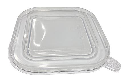 Deckel aus PP transparent, passend zu Schale aus Karton quadratisch,