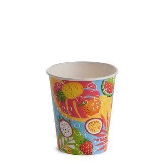 Trinkbecher "Maracaibo" aus Pappe, 5 dl  Ø 86 mm, Höhe 150 mm, weiss