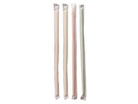 Trinkhalme gerade, aus Biokunststoff, ø 6.8 mm, Länge 208 mm, farbig