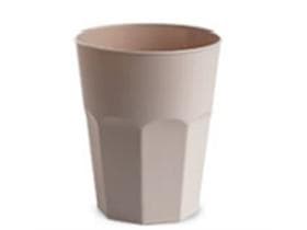 Trinkbecher aus Kunststoff, 2.5 dl  Ø 85 mm, Höhe 94 mm, sand