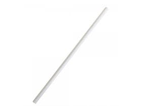 Papiertrinkhalme gerade, ø 6 mm, Länge 197 mm, Farbe Kraft weiss