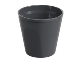 Multi Becher mit Deckel, 750 ml, schiefergrau, Ø 120 x 110 mm