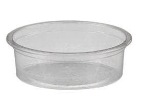 Einsatz zu Feinkostbecher (Art.81XXPETC) 250 ml, ø 115 mm, Höhe 42 mm, aus