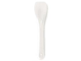 Glacelöffel aus Bio Kunststoff, transparent, Länge 95 mm, lose