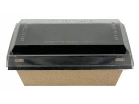 Menüschale eckig für warme und kalte Speisen, 850 ml, 180 x 140 x 53 mm,