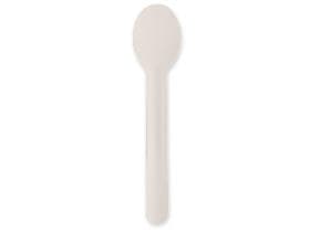 Löffel aus Karton, Länge 15.5 cm, weiss, stabil, geschmacksneutral,