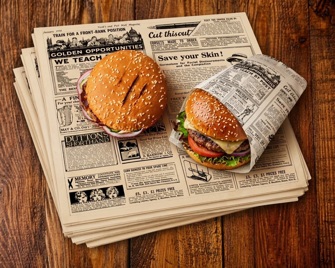 Einwickelpapiere für Food-to-go