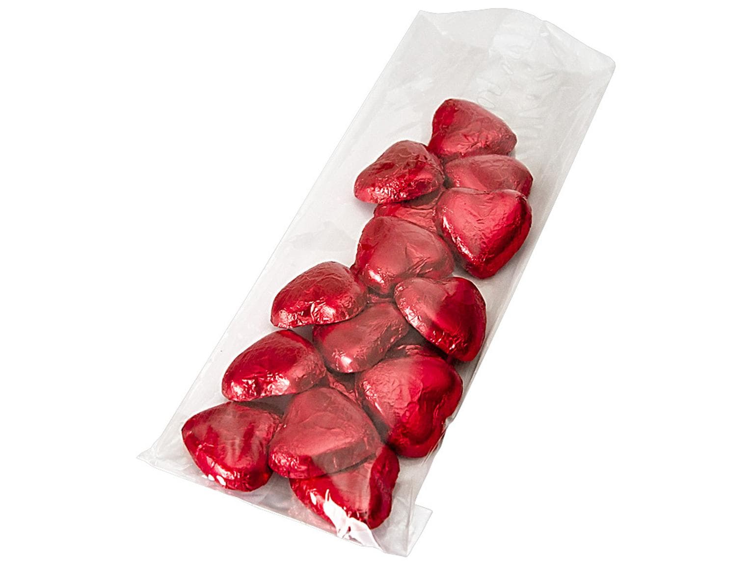Flachbeutel Cellophan, Qualität 325 P transparent, 60 x 130 mm