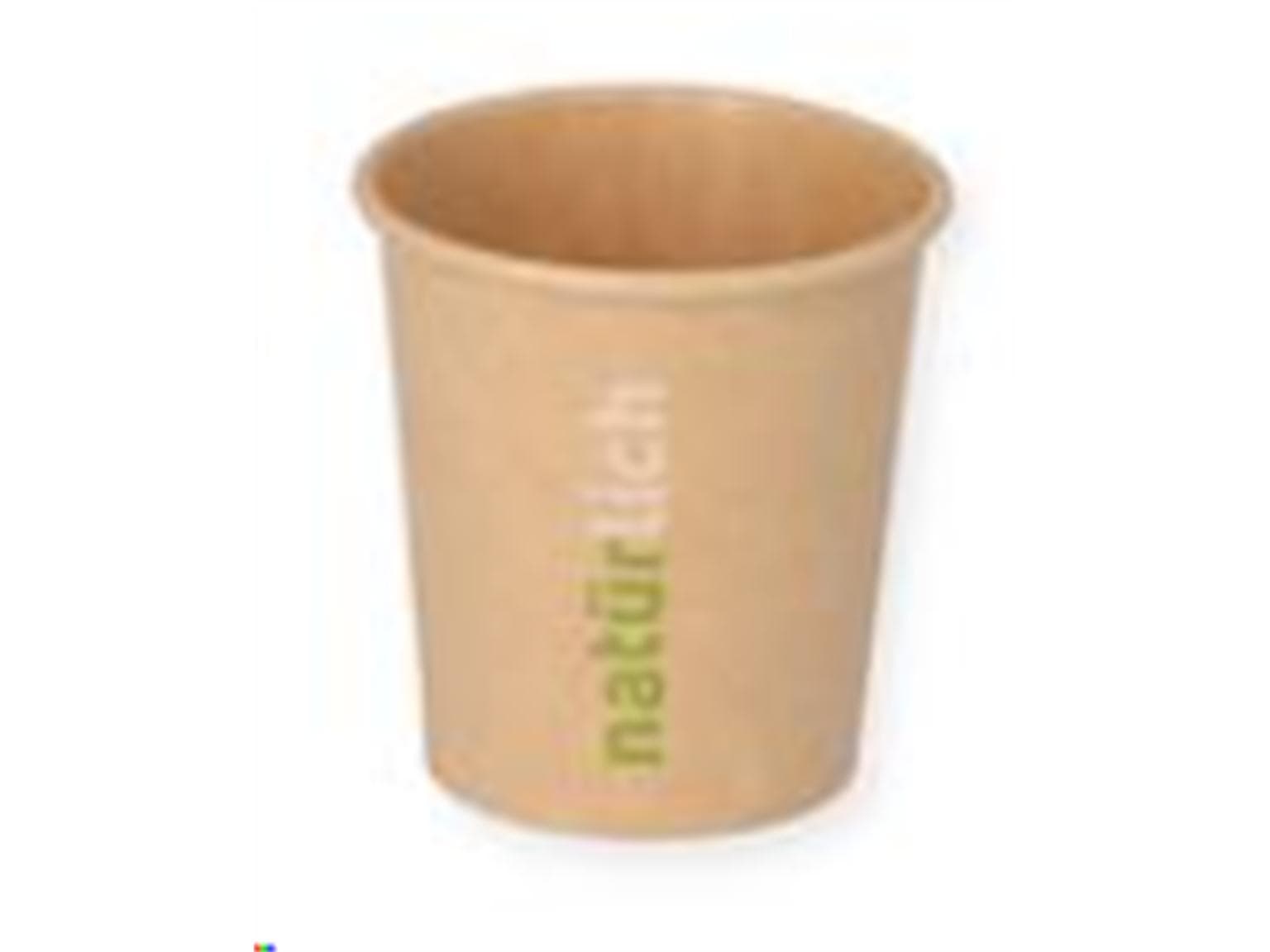 Dressingbecher aus braunem Kraftkarton 100 ml, ø 61.5, Höhe 60 mm, innen PE-