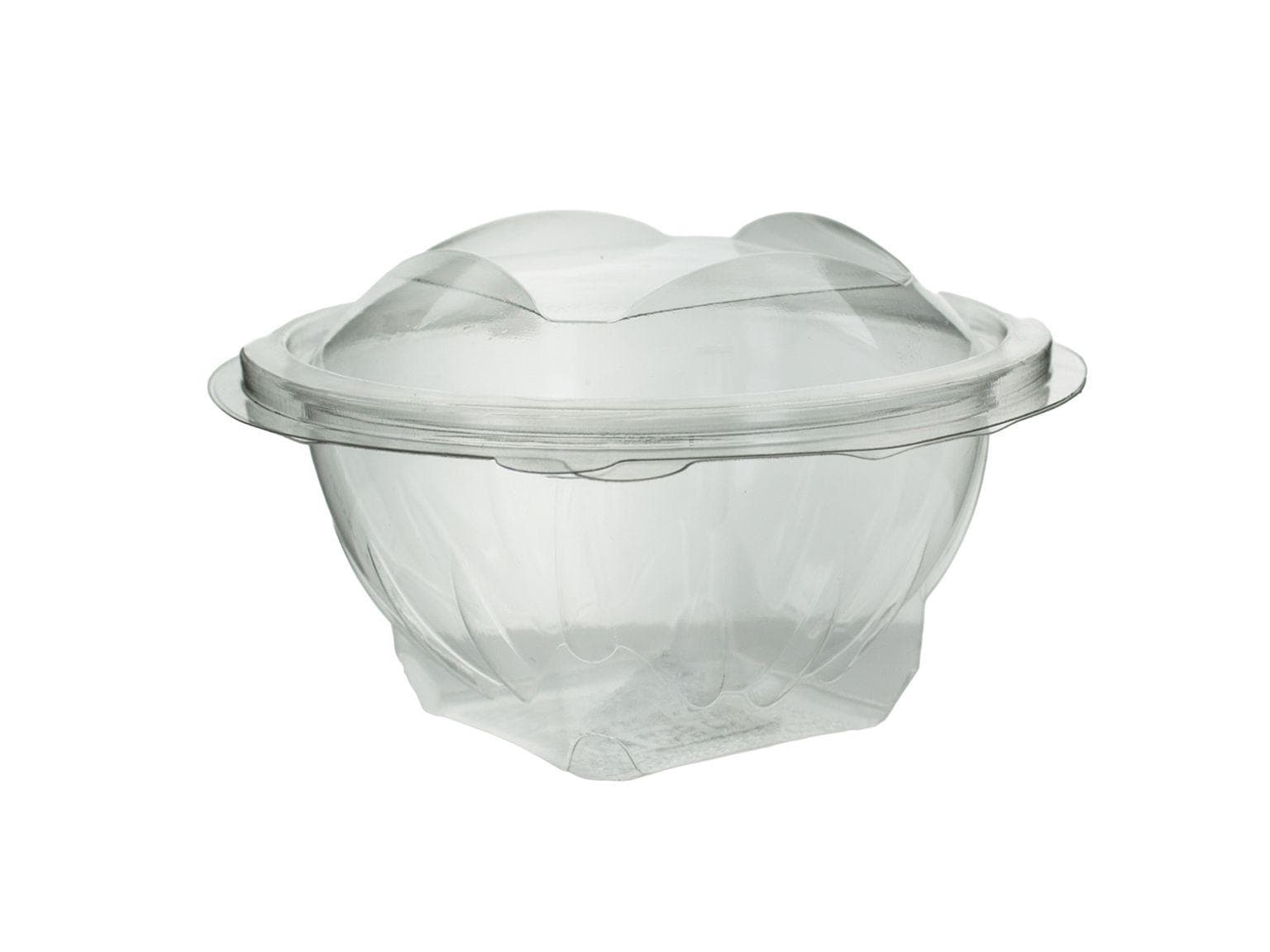 Salatschale "SEKIPACK" 1000 ml rund aus PET/rPET, transparent,