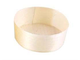 Schale aus Pinienholz rund, ø 5 cm, Höhe 2 cm, natur