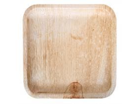 Palmblatt Teller quadratisch, 24 x 24 x 2 cm