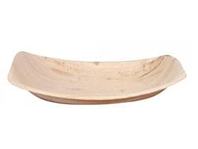 Palmblatt Schale eckig, 20 x 15 x 3 cm 400 ml