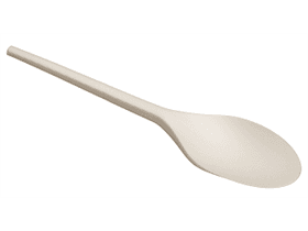 Löffel aus Bio-Plastik CPLA weiss, Länge 16.5 cm