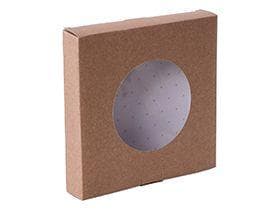 Tortenschachtel 30 x 30 x 5 cm, Eco Life naturbraun, unbedruckt