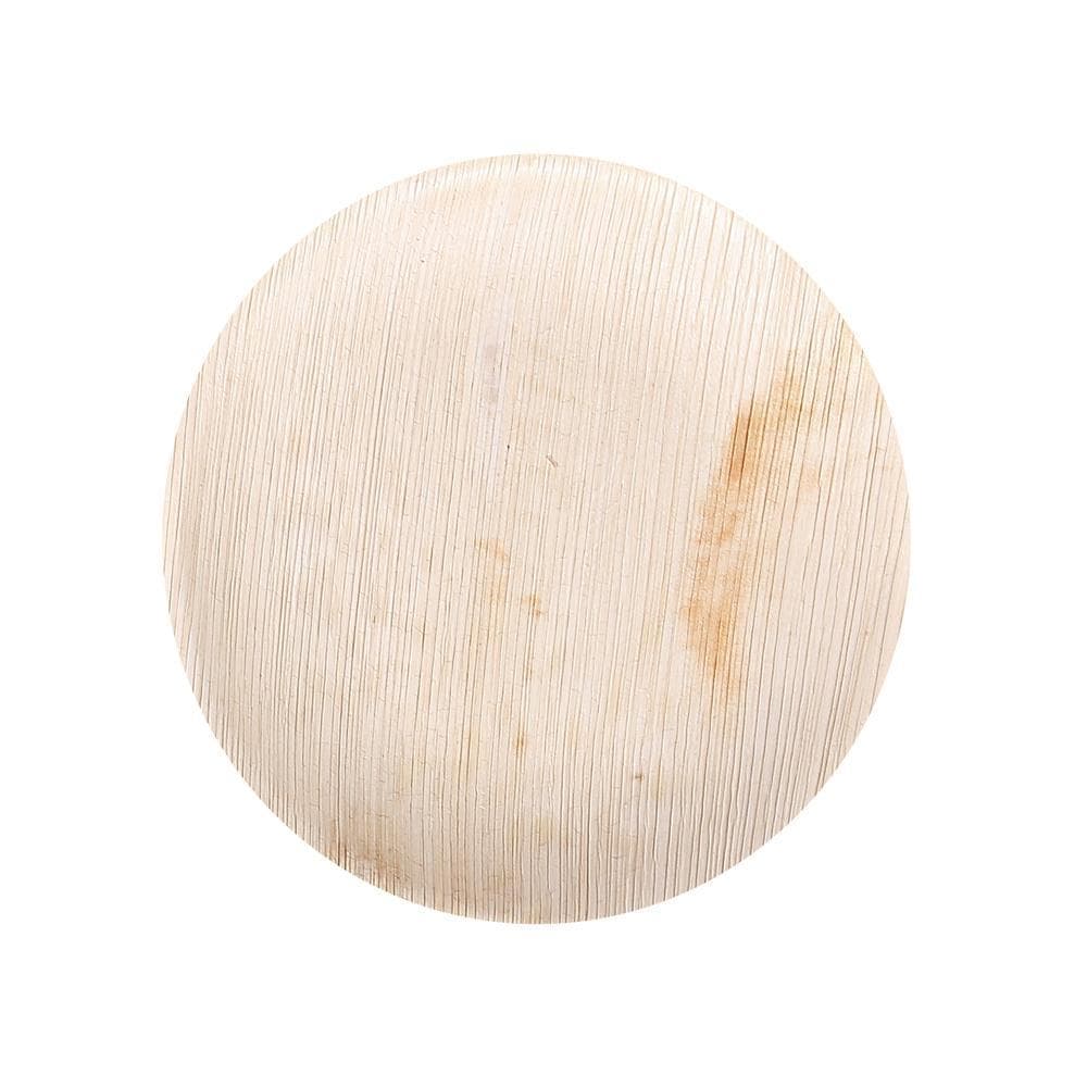 Palmblatt Teller rund, ø 25 cm Höhe 2 cm