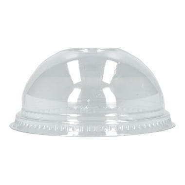 Dom-Deckel rPET, ohne Loch, Ø 95 mm, zu Becher Clear Cup Art.Nr.