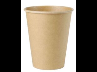 Kaffeebecher aus Pappe braun